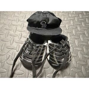 Build-A-Bear Colorado Rockies MLB Set Hat Shoes Plush Clothing BAB Baseball BAB